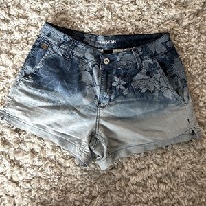 Tristan jean flower faded print short